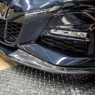 Front bumper lip Lip V5 (voor M-Sport 2018-2022, carbon) BMW 3 Serie G20/G21 2018– foto 4