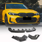 BMW 3 Serie G20/G21 2018– Frontbumper lip Lip V3 (voor M-Sport 2022+, carbon) foto 1