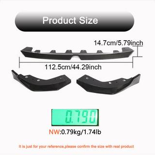 Frontbumper lip Lip V3 (voor M-Sport 2022+, carbon) BMW 3 Serie G20/G21 2018– foto 4