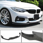BMW 4 Serie F32/F33/F36 2012–2020 Front bumper lip Lip V1 (voor M-Sport, carbon) foto 1