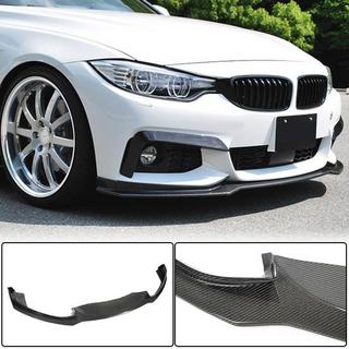 Front bumper lip Lip V1 (voor M-Sport, carbon) BMW 4 Serie F32/F33/F36 2012–2020 foto 1