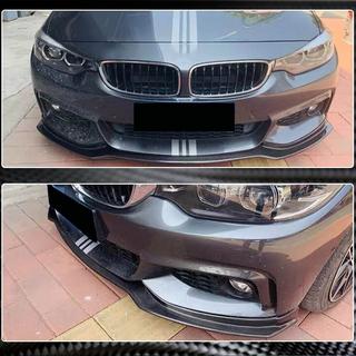 Front bumper lip Lip V1 (voor M-Sport, carbon) BMW 4 Serie F32/F33/F36 2012–2020 foto 3