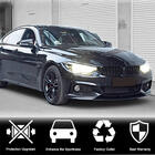 BMW 4 Serie F32/F33/F36 2012–2020 Voorbumper lip spoiler V3 (voor M-Sport, carbon) foto 2