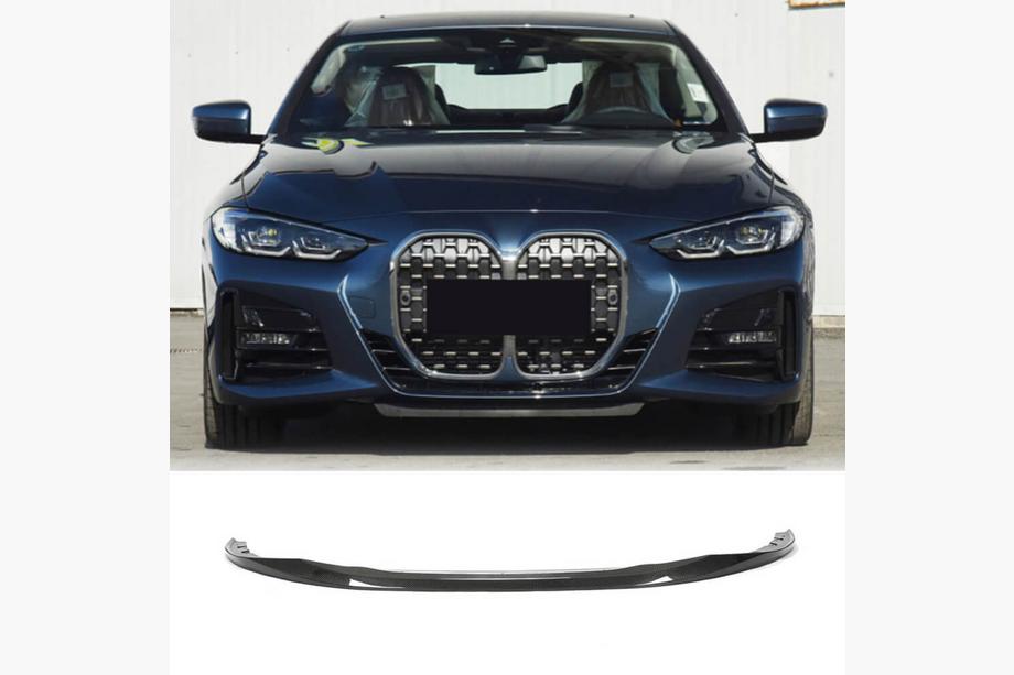 BMW 4-serie G22/23/26 2020– Voorbumper lip Lip V2 (voor G22/G23 M-Sport, carbon) Image