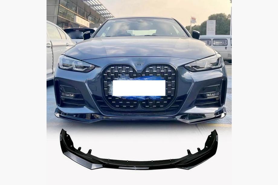 BMW 4-serie G22/23/26 2020– ABS V5 frontbumper lip (M-Sport) Foto 1