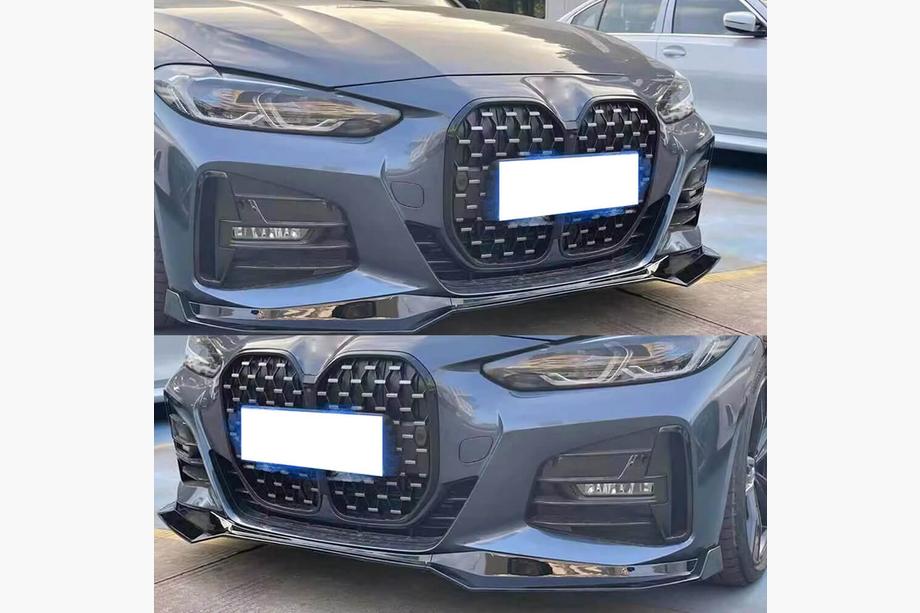 BMW 4-serie G22/23/26 2020– ABS V5 frontbumper lip (M-Sport) Foto 2