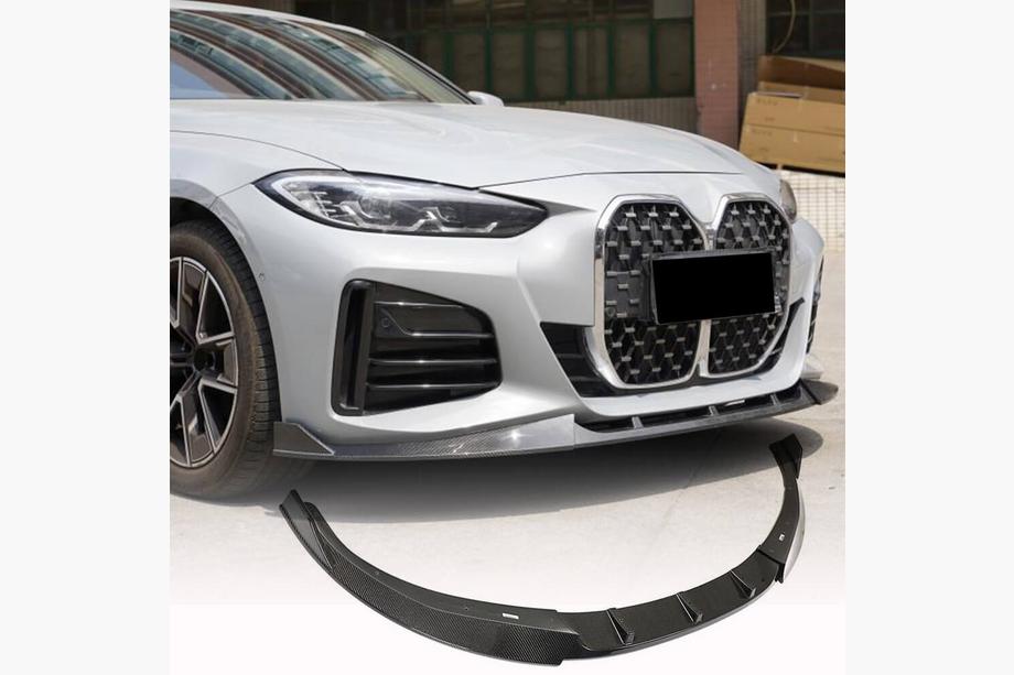 BMW 4-serie G22/23/26 2020– Front bumper lip Lip V3 (voor G26 M-Sport, carbon) Image