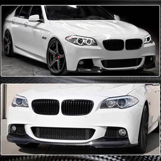 Voorbumper lipspoiler Lip V1 (voor F10 M-Sport, carbon) BMW 5 Serie F10/F11 2010–2016 foto 4