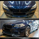 BMW 5 Serie F10/F11 2010–2016 Carbon frontbumper lip V2 (M-Sport) foto 3