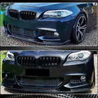 BMW 5 Serie F10/F11 2010–2016 Frontbumper lip spoiler Lip V2 (voor F10 M-Sport, carbon) foto 3