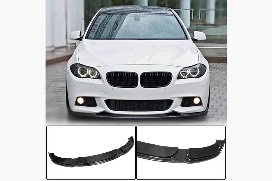 BMW 5 Serie F10/F11 2010–2016 Voorbumper lip FRP V5 (M-Sport) Image