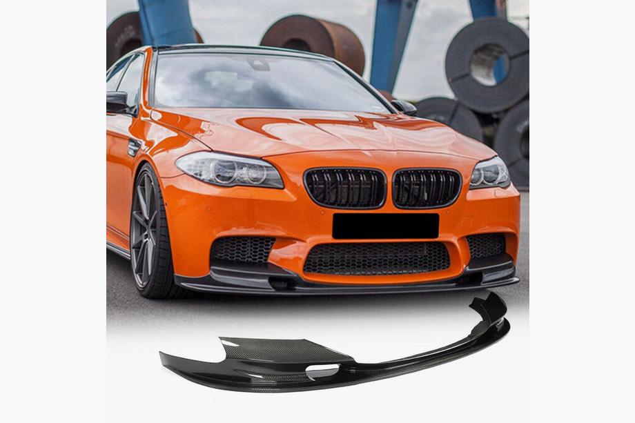 BMW 5 Serie F10/F11 2010–2016 Voorbumper lipspoiler Lip V2 (voor F10 M5, Carbon) Image