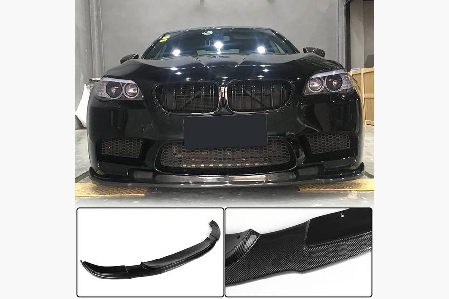 BMW 5 Serie F10/F11 2010–2016 Front bumper lip Lip V3 (voor F10 M5, carbon) Foto 1