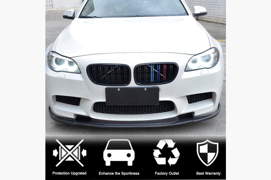 BMW 5 Serie F10/F11 2010–2016 Front bumper lip Lip V3 (voor F10 M5, carbon) Foto 2