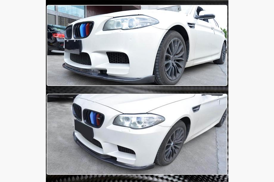 BMW 5 Serie F10/F11 2010–2016 Front bumper lip Lip V3 (voor F10 M5, carbon) Foto 3