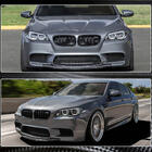BMW 5 Serie F10/F11 2010–2016 Frontbumper lipspoiler Lip V4 (voor F10 M5, carbon) foto 4