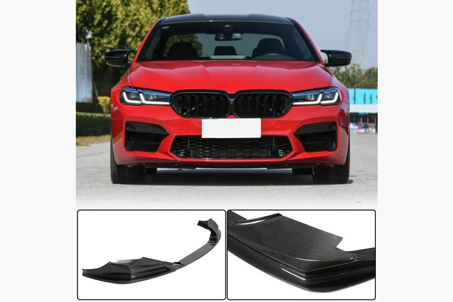 BMW 5 Serie G30/G31 2017–2023 Carbon V3 front bumper lip (voor M5 2020+) Image