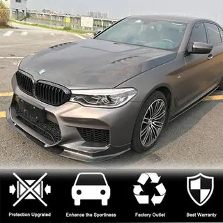 Front bumper lipspoiler Lip V1 (voor M5 F90 2017-2020, carbon) foto 3