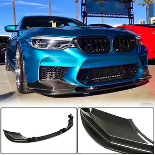 Voorbumper lip Lip V2 (voor M5 F90 2017-2020, carbon) foto 1