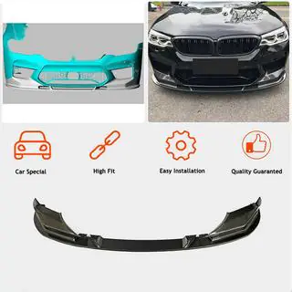 Voorbumper lip Lip V2 (voor M5 F90 2017-2020, carbon) foto 2