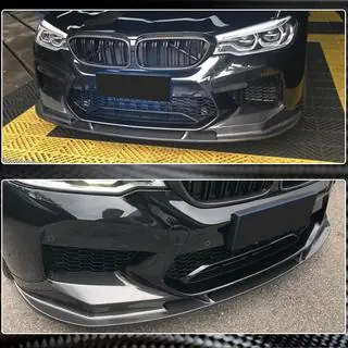 Voorbumper lip Lip V2 (voor M5 F90 2017-2020, carbon) foto 4