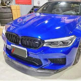 Front bumper lip spoiler Lip V3 (voor M5 F90 2017-2020, carbon) foto 3