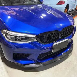 Front bumper lip spoiler Lip V3 (voor M5 F90 2017-2020, carbon) foto 4