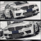 BMW 5 Serie G30/G31 2017–2023 Voorbumper frontlip Lip V4 (voor M5 F90 2017-2020, carbon) foto 5
