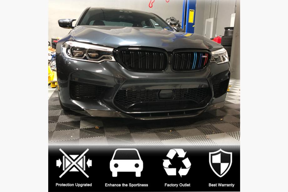 BMW 5 Serie G30/G31 2017–2023 FRP V5 voorbumper lip (voor M5 2017-2020) Foto 4