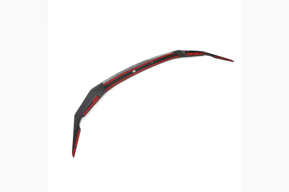 BMW 5 Serie G30/G31 2017–2023 Frontbumper lip Lip V3 (voor M5 F90 2020-2024, carbon) Foto 4