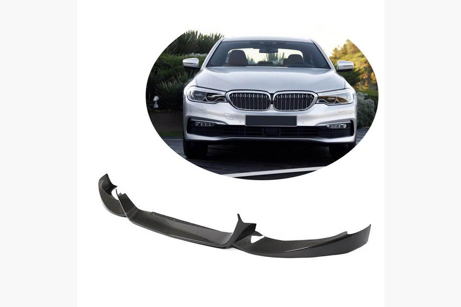 BMW 5 Serie G30/G31 2017–2023 Carbon front bumper lip (2017-2020 Base) Image