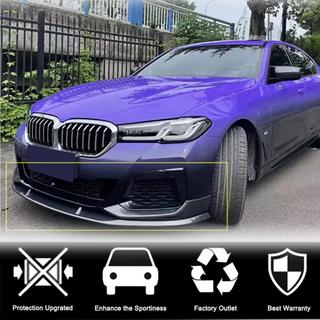 Frontbumper lip Lip V1 (voor M-Sport 2021-2024, Carbon) BMW 5 Serie G30/G31 2017–2023 foto 2