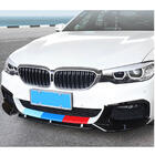 BMW 5 Serie G30/G31 2017–2023 Front bumper lip Lip V5 (voor M-Sport 2017-2020, carbon) foto 2