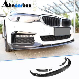 Front bumper lip Lip V6 (voor M-Sport 2017-2020, carbon) BMW 5 Serie G30/G31 2017–2023 foto 1