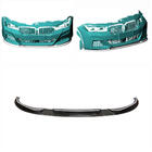BMW 5 Serie G30/G31 2017–2023 Voorbumper lip Lip V2 (voor M-Sport 2021-2024, carbon) foto 2