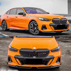 BMW 5/i5 Serie G60/G60E/G61 2023– Front bumper lip Lip (voor M-Sport, carbon) foto 2