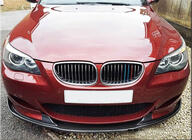 BMW 5 Serie E60/E61 2003–2010 Frontbumper lip (voor M5, carbon) foto 3