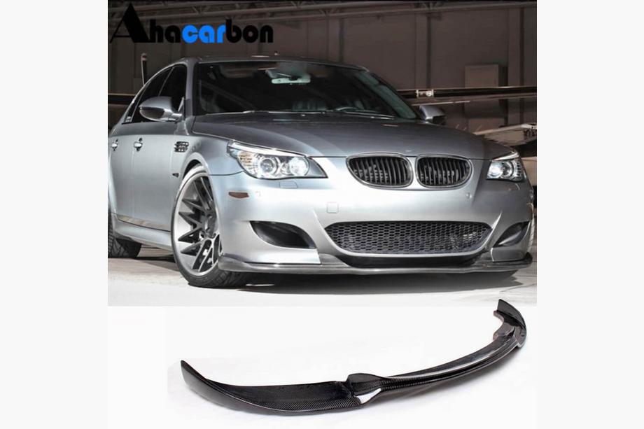 BMW 5 Serie E60/E61 2003–2010 Frontbumper lip (voor M5, carbon) Image