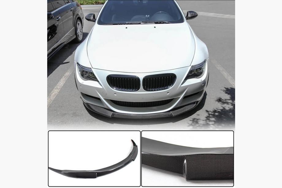 BMW 6-serie E63/E64 2003–2010 Frontbumper lipspoiler (voor M6, carbon) Image