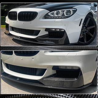 Front bumper lip Lip V1 (voor M-Sport, carbon) BMW 6-serie F12/F13/F06 2011–2018 foto 3