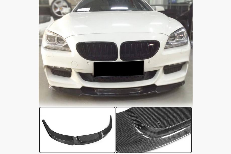 BMW 6-serie F12/F13/F06 2011–2018 Voorbumper lipspoiler Lip V2 (voor M-Sport, carbon) Image