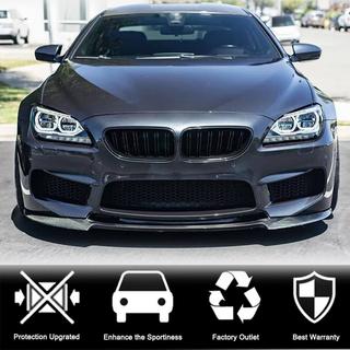 Front bumperlip Lip V1 (voor M6, carbon) BMW 6-serie F12/F13/F06 2011–2018 foto 3