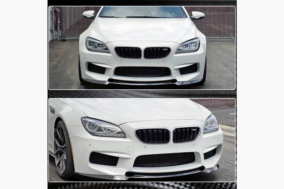 BMW 6-serie F12/F13/F06 2011–2018 Voorbumper lip spoiler FRP V3 Foto 5