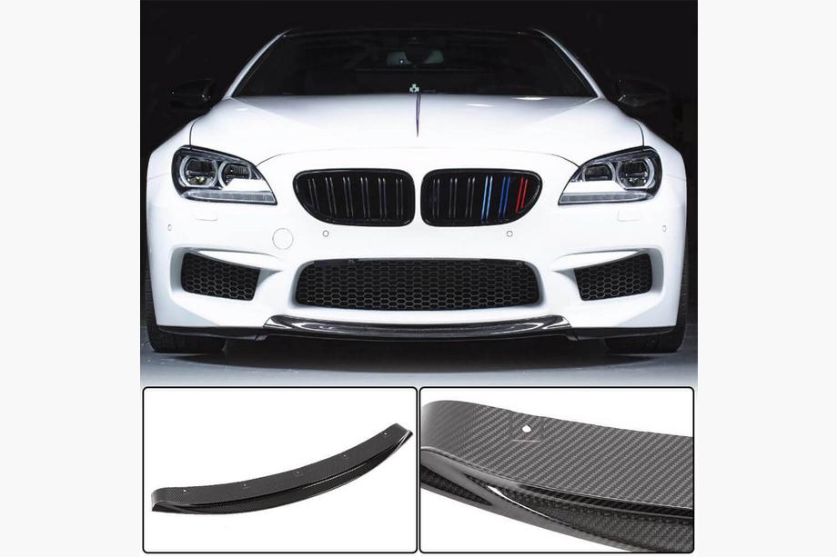 BMW 6-serie F12/F13/F06 2011–2018 Frontbumper lip Lip V2 (voor M6, carbon) Image