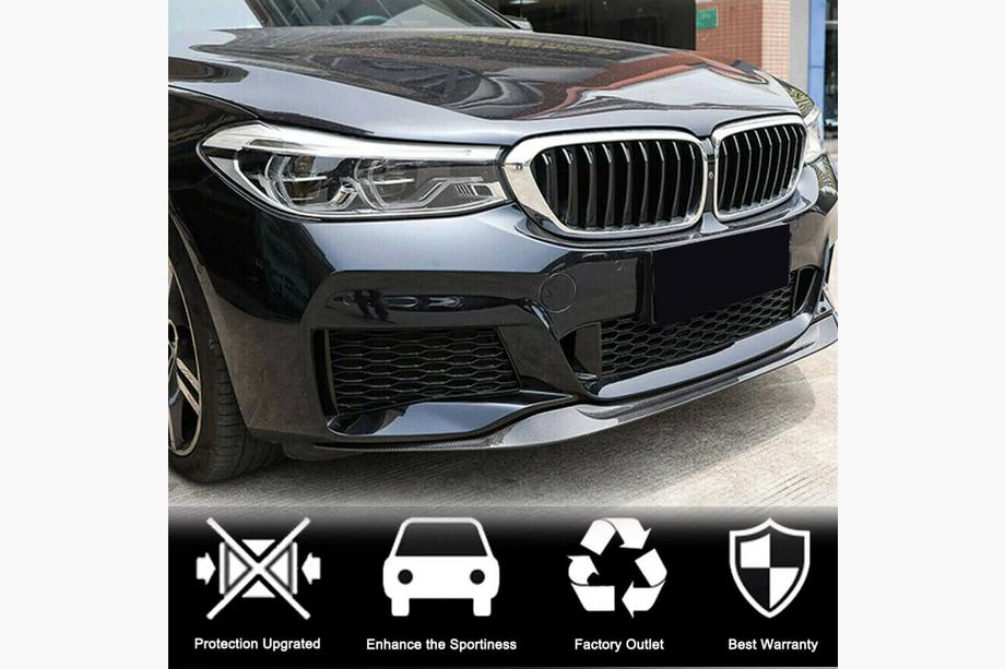 BMW 6-serie G32 2017– Frontlip voor voorbumper (voor M-Sport 2017-2020, carbon) Foto 3