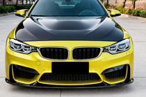 BMW 3 Serie F30/F31 2012–2019 Voorbumper lip Lip V1 (voor F80, carbon) foto 1