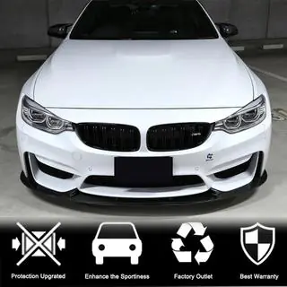 Voorbumper lip Lip V1 (voor F80, carbon) foto 2