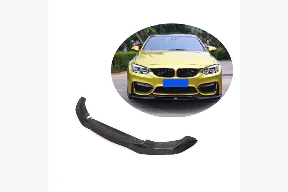 BMW 3 Serie F30/F31 2012–2019 Voorbumper lip spoiler Lip V5 (voor F80, carbon) Image