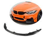 BMW 3 Serie F30/F31 2012–2019 Voorbumper lip spoiler Lip V6 (voor F80, carbon) foto 1
