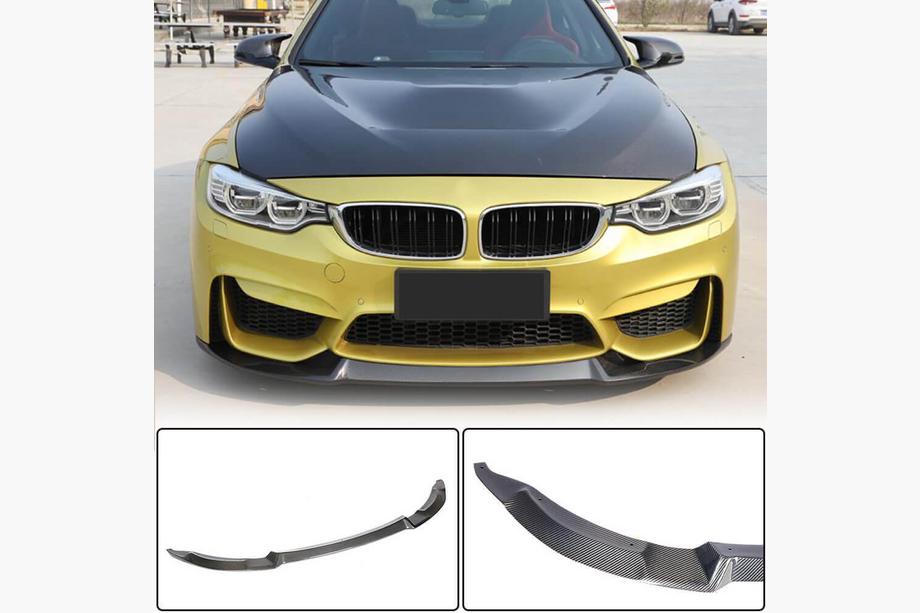 BMW 3 Serie F30/F31 2012–2019 Voorbumper lipspoiler Lip V8 (voor F80, carbon) Image